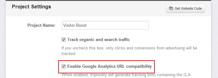 Google Analytics Compatibility