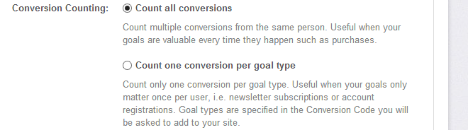 Don't Count Duplicate Conversions