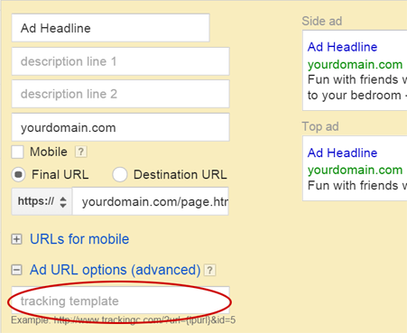 Using Tracking Template In Adwords Karooya